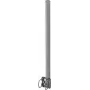 Soporte para barandilla Megasat (instalación de antena), acero, longitud: 80 cm (110153)
