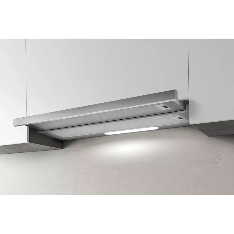 Campana extractora Elica Elite 14 STD GRIX A/90 Semi integrada (extraíble) Acero inoxidable 350 m³/h
