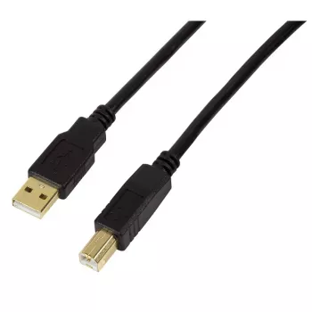 Cable repetidor activo USB2.0 AM/BM, 15 m, negro