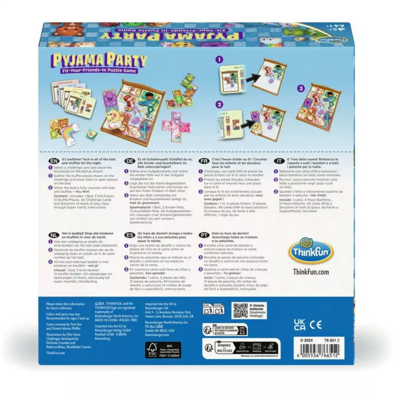 Pyjama Party, juego de puzle