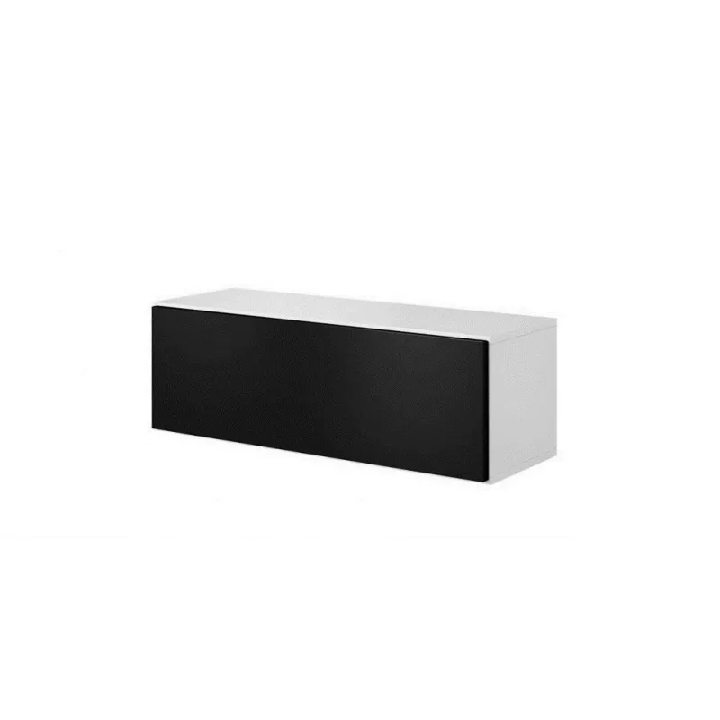 Conjunto de muebles de salón Cama ROCO 1 (4xRO1 + 2xRO4) blanco/blanco/negro