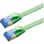 VALUE Cable de conexión Cat.6A (clase EA) FTP, extraplano, verde, 2 m (21.99.2142)
