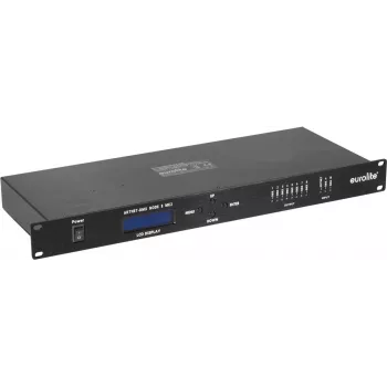 Nodo de red de iluminación EUROLITE Art-Net DMX 70064843 — 8 salidas DMX por Ethernet