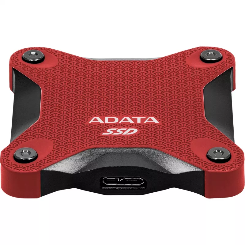 SSD externo ADATA SD620 1 TB, portátil USB 3.2 Gen 2 (Micro-USB B), velocidad de lectura 520 MB/s, velocidad de escritura 460 MB/s, resistente a golpes, Rojo