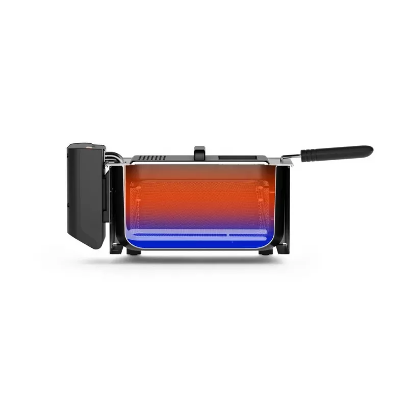 Freidora Tristar | FR-9338 | Potencia 2000 W | Capacidad 3 L | Acero inoxidable/negro
