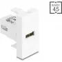Adaptador de cable USB 2.0 Type-A a Type-A, DELOCK 90908, apantallado, USB 2.0