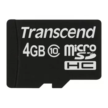 Memoria flash Transcend 4GB MicroSDHC Class 10 TS4GUSDC10