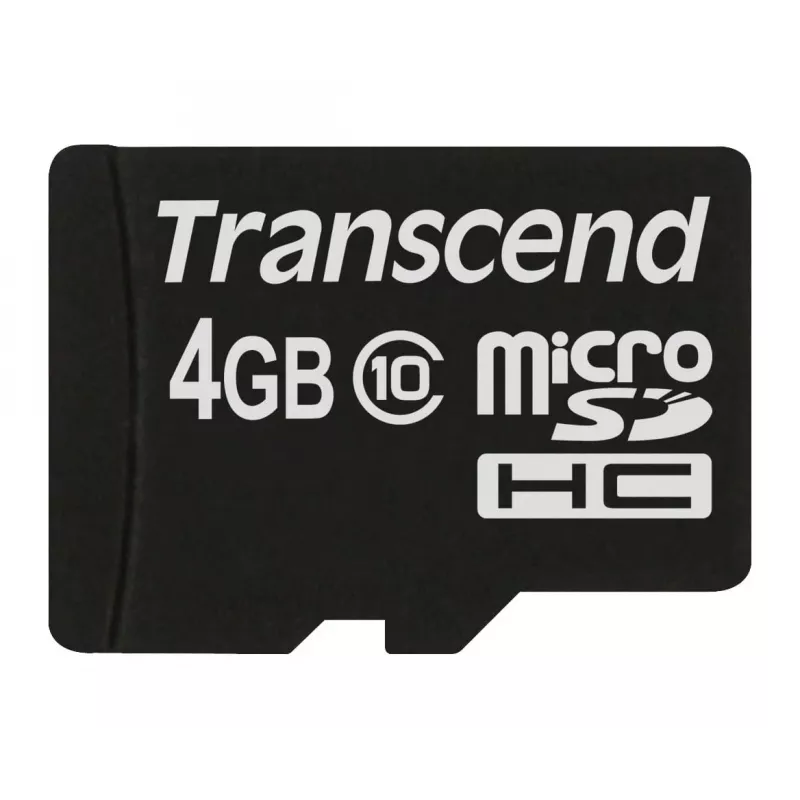 Memoria flash Transcend 4GB MicroSDHC Class 10 TS4GUSDC10