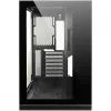 Caja de PC gaming C-703 Vision ATX, cristal templado, negro
