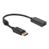 Adaptador DisplayPort 1.2 conector macho a conector hembra HDMI 4K DeLOCK 63559