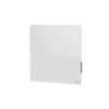 Radiador de pared AENO Premium Eco Smart Quadro, 500 W, 50x50 cm, vidrio templado, calefacción por infrarrojos y convección, indicador LED, tipo de enchufe: Europa (tipo E/F), BLANCO, Fabricado en Polonia
