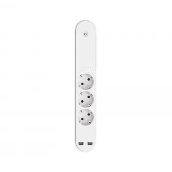 Regleta inteligente Denver SHP-310U 3 salidas AC Type F 3680 W