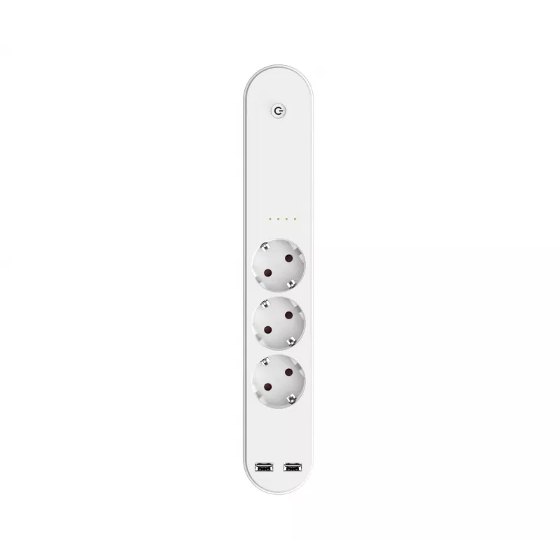 Regleta inteligente Denver SHP-310U 3 salidas AC tipo F 3680 W