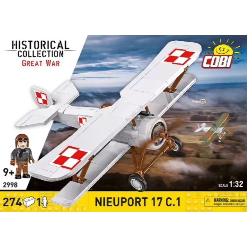 Cobi set de bloques Nieuport 17 C.1 maqueta de 1274 piezas