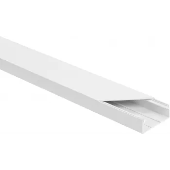 Set de canaletas de instalación eléctrica BLANCO LS 60x25 2 m (PAQUETE DE 10 uds.)