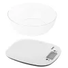 Báscula de cocina con bol Adler | MS 3179b | División 1 g | Tipo de pantalla LCD | Negra