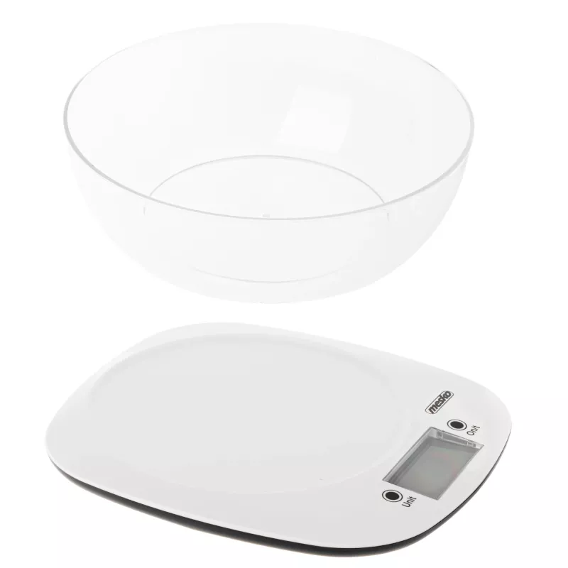 Báscula de cocina con bol Adler | MS 3179b | División 1 g | Tipo de pantalla LCD | Negra