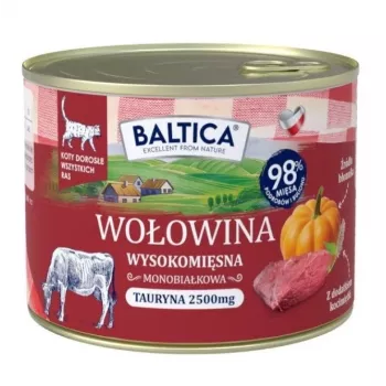BALTICA regional flavours Ternera con hígado - Comida húmeda para gatos - 185g