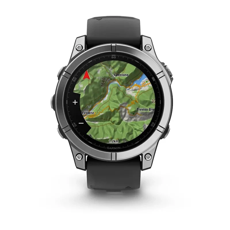 Garmin Fenix E 3,3 cm (1,3 inch) AMOLED 47 mm digital 416 × 416 píxeles pantalla táctil acero inoxidable Wi-Fi GPS (satélite)