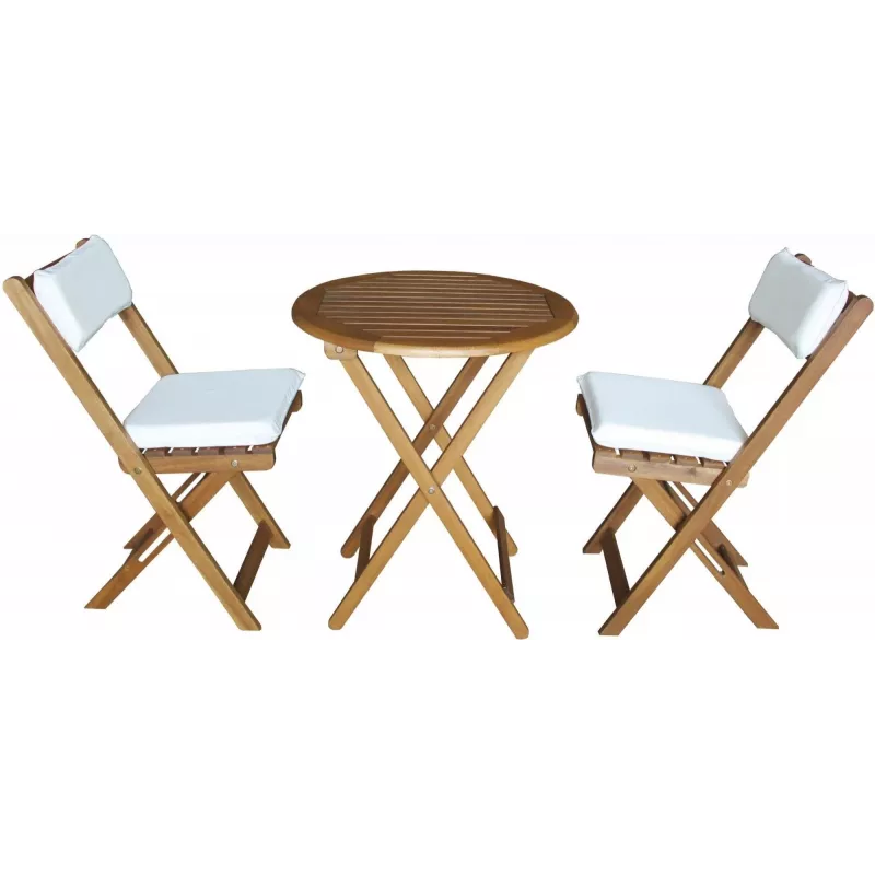 Conjunto de jardín Fieldmann FDZN 4003-T — 4 sillas y mesa, conjunto de exterior