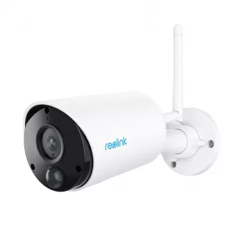 Reolink Argus Eco Cámara de vigilancia WiFi para exterior, 1080p, batería/solar (BWB2K07)
