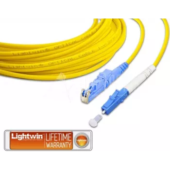Lightwin LSP-09 E2-LC 5.0 Cable de fibra óptica 5 m E-2000 OS2 azul - amarillo (LSP-09 E2-LC 5.0)