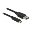 Cable USB DeLOCK 1m USB3.1-C/USB3.1-A 83870