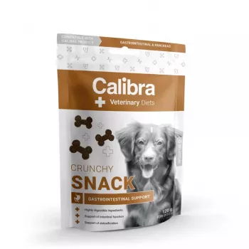 Snack para perros Calibra Veterinary Diets Crunchy Gastrointestinal 120 g — funcional, sin cereales, sabor pescado