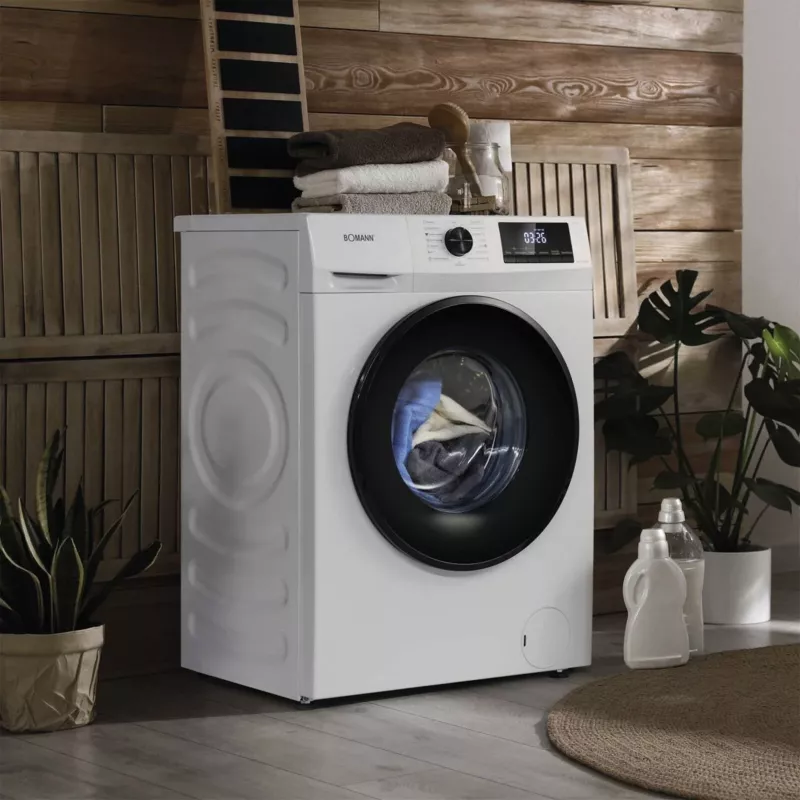 Lavadora de carga frontal BOMANN WA7175 — 7 kg, 1400 rpm, clase energética A, blanca