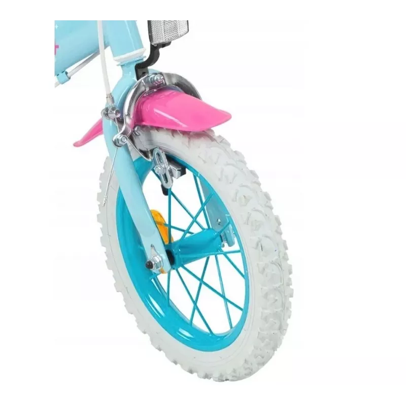 Bicicleta infantil Toimsa 1297 con ruedas de espuma de 12 pulgadas, 4 ruedas, cesta, protector de cadena, guardabarros — My Little Pony
