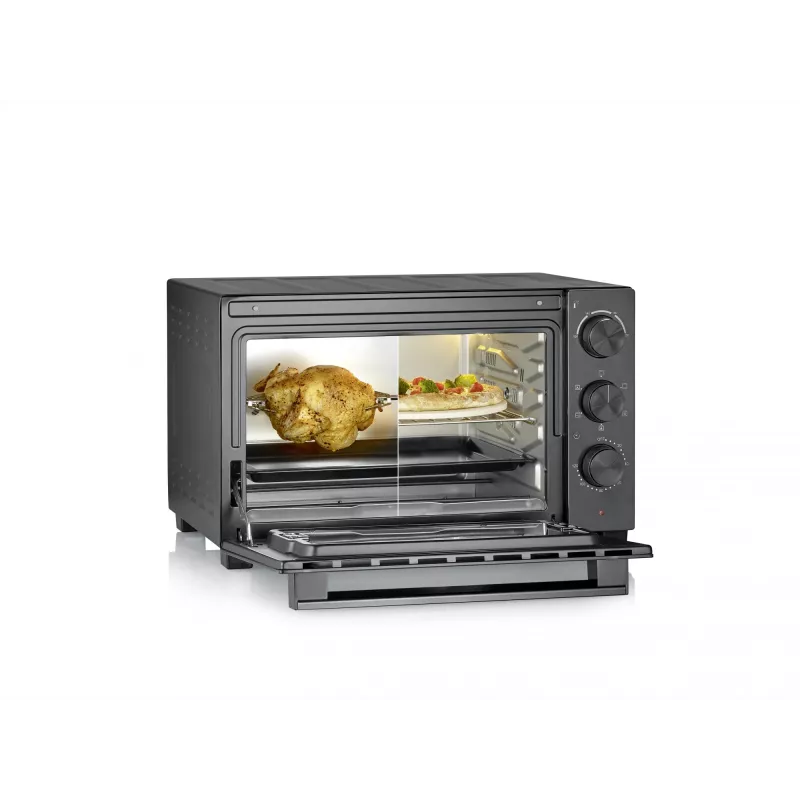 Mini horno SEVERIN TO 2075 — 30 l de capacidad, 1600 W, independiente, negro, función grill