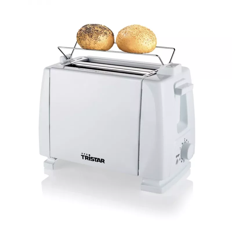 Tristar BR-1009 tostadora blanca 650 vatios 2 ranuras