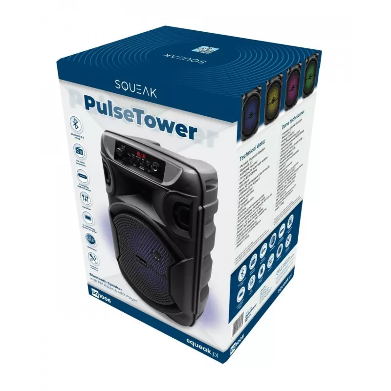 Altavoz Bluetooth 5.3 E DR PULSETOWER SQ1006