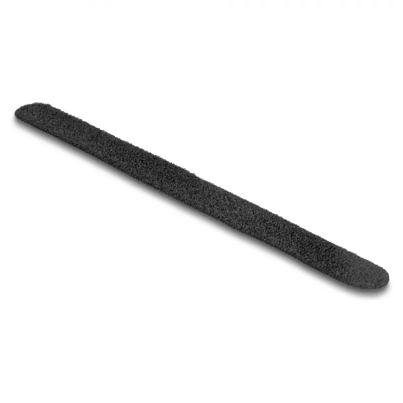 DeLOCK Cinta de velcro para escáner de anillo negra 9 mm x 160 mm