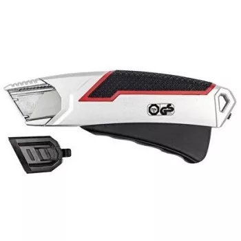 Cúter Wedo 78 837 Negro Rojo Plata Hoja recambiable 60 mm Ancho 166 mm Largo