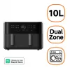 Freidora de aire Xiaomi Dual Zone EAN 10 L 2700W Potencia total Negro