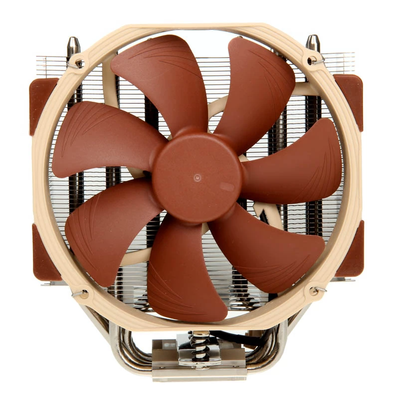 Componente de refrigeración para ordenador Noctua NH-U14S disipador de procesador 12 cm marrón, acero inoxidable