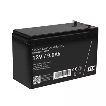 Batería para SAI Green Cell AGM06 — 12 V 9 Ah plomo-ácido VRLA 95 × 151 × 65 mm, 2,3 kg