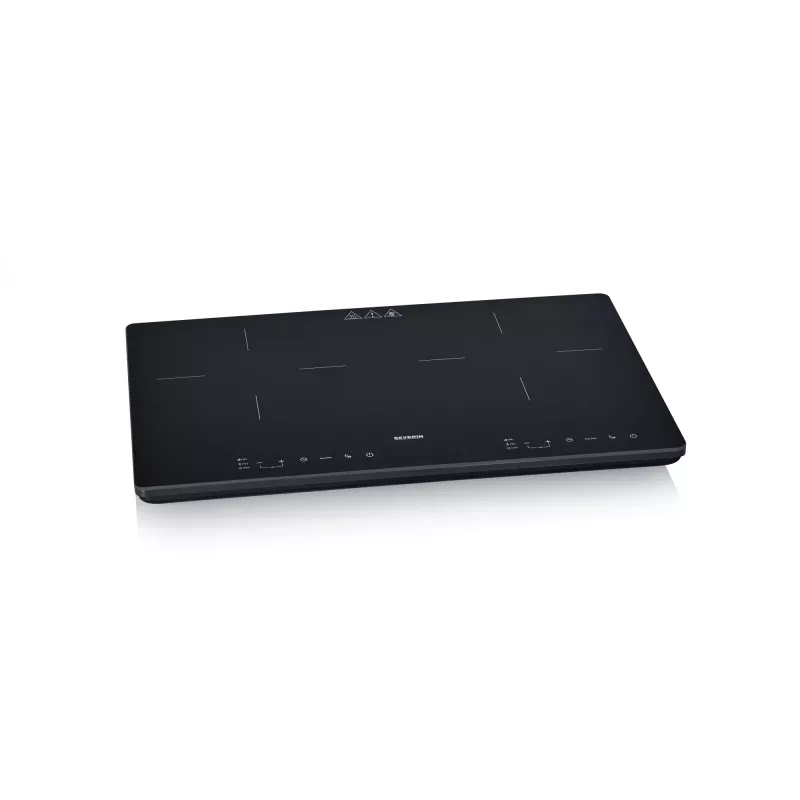 Placa de inducción Severin DK 1033, 2 zonas, control táctil