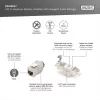 Módulo Keystone Digitus CAT 6A, apantallado, con gestor de cables inteligente