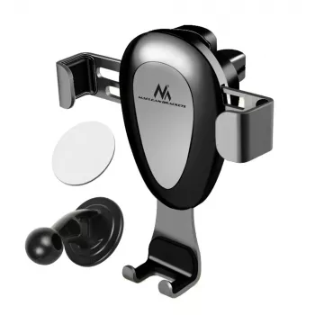 Soporte para móvil Maclean para coche, universal, para la rejilla de ventilación, Gravity, distancia central máx. 90 mm, MC-324