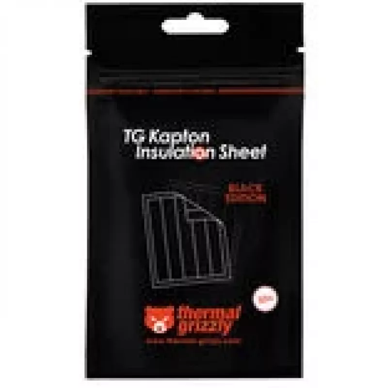 Película aislante Thermal Grizzly Kapton 10 x 60 mm, 50 uds., negro