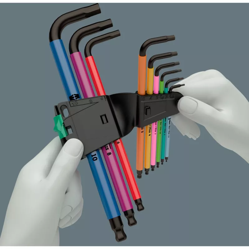 Llave Allen en L Wera 950/9