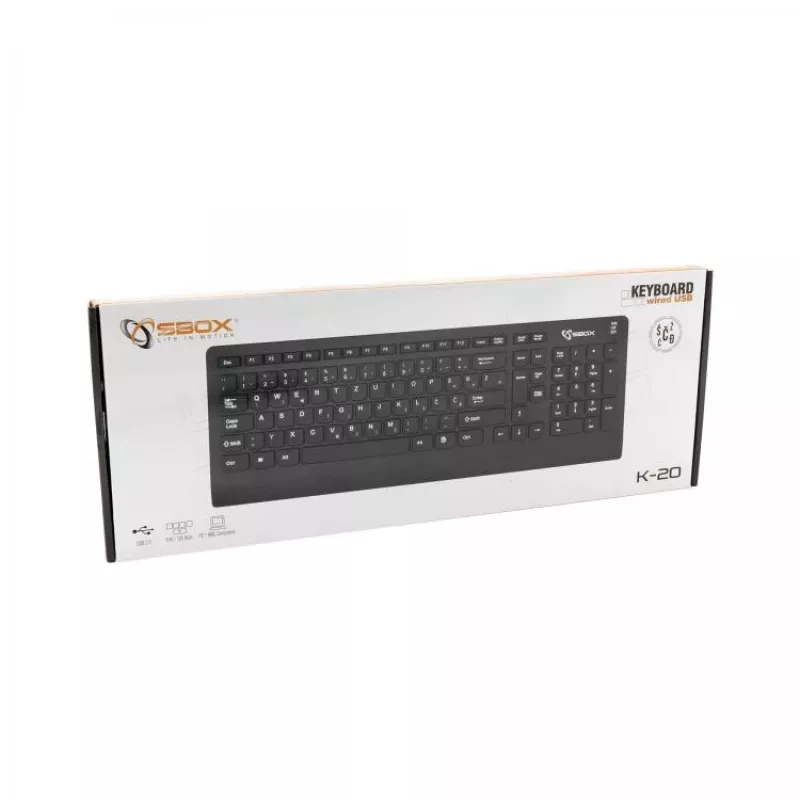Teclado Sbox con cable USB K-20