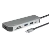 LogiLink UA0343 hub multipuerto USB-C aluminio USB 3.2 2nd Gen Mult