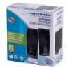 Altavoz Esperanza EP110 de 2 vías negro con cable 6 W