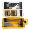 Set de DeWalt con 100 tornillos Pozidriv – juego de fijación, tamaños surtidos para aplicaciones en madera y metal