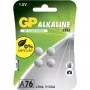 Pila de botón alcalina GP 76A/LR44/V13GA 1,5V pack de 4 blíster