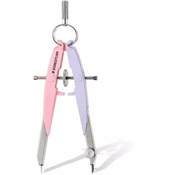 Staedtler Mars comfort 556 00-PA2 Compás de precisión, Rosa/Violeta