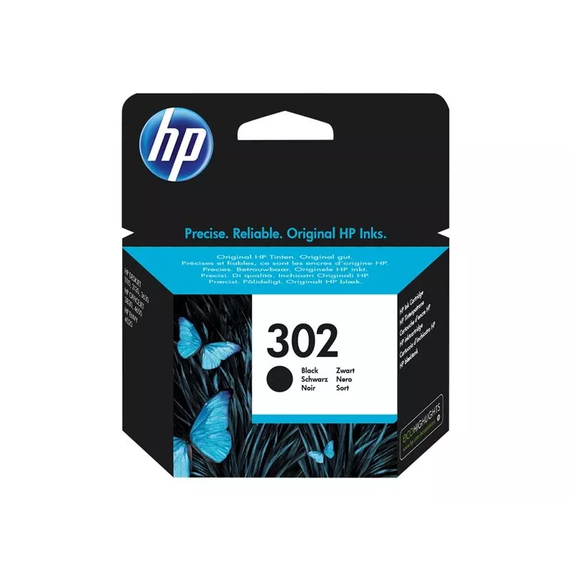 HP 302 negro original tóner